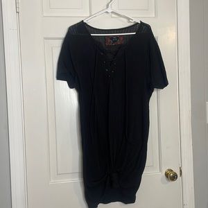 Black t shirt dress